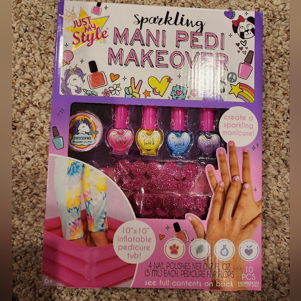 Kids mani and pedi makeover